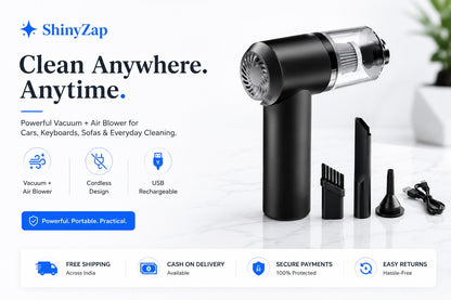 ShinyZap™ Portable Vacuum & Air Blower