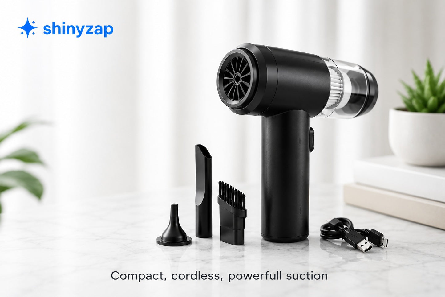 ShinyZap™ Portable Vacuum & Air Blower
